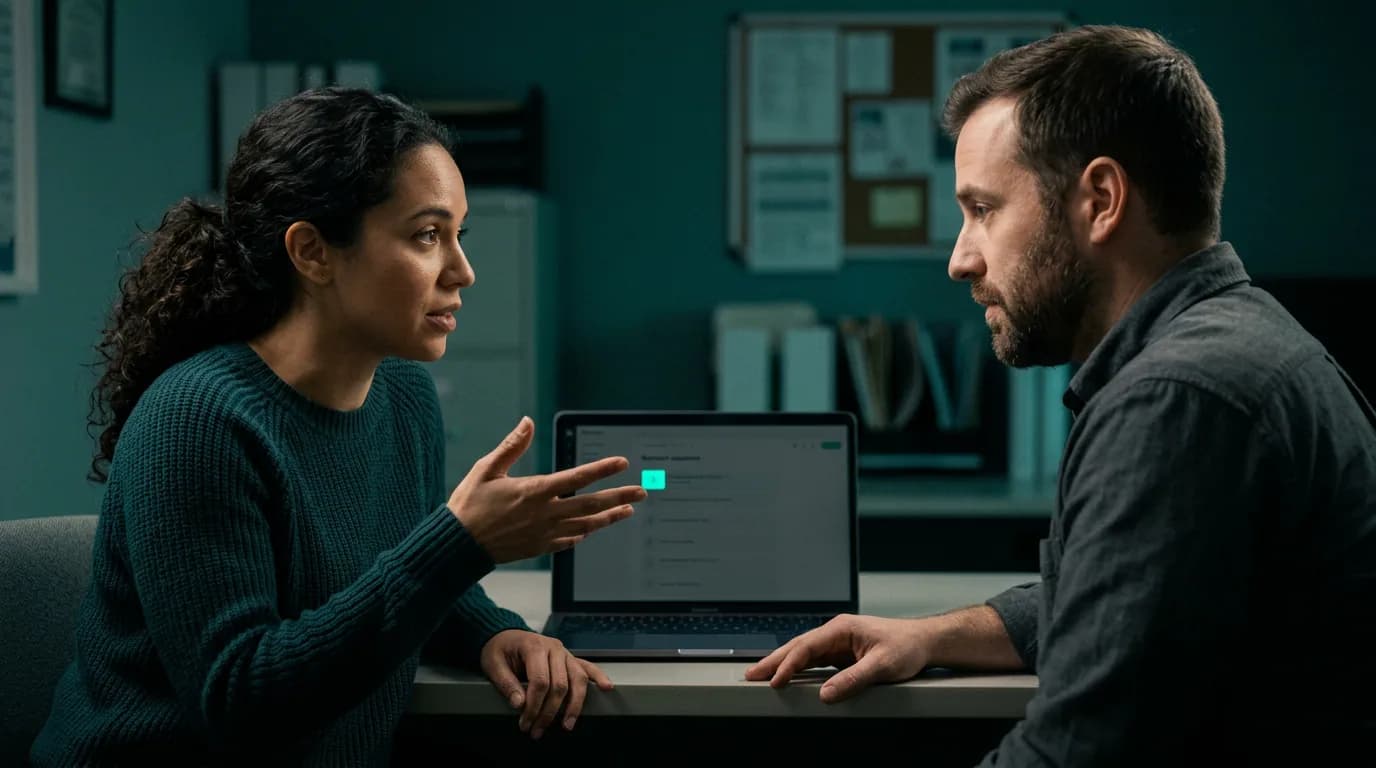 Automated specialty referral outreach sequence escalating from SMS to AI voice to a human coordinator