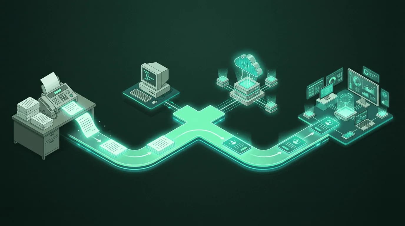 Electronic referral management systems evolution from fax to AI