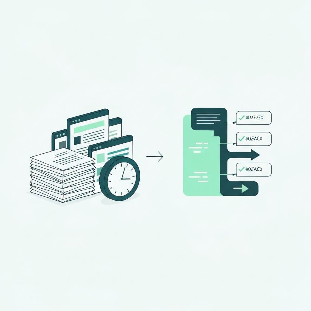 Prior authorization automation workflow showing manual process versus AI-automated submission to payer portals