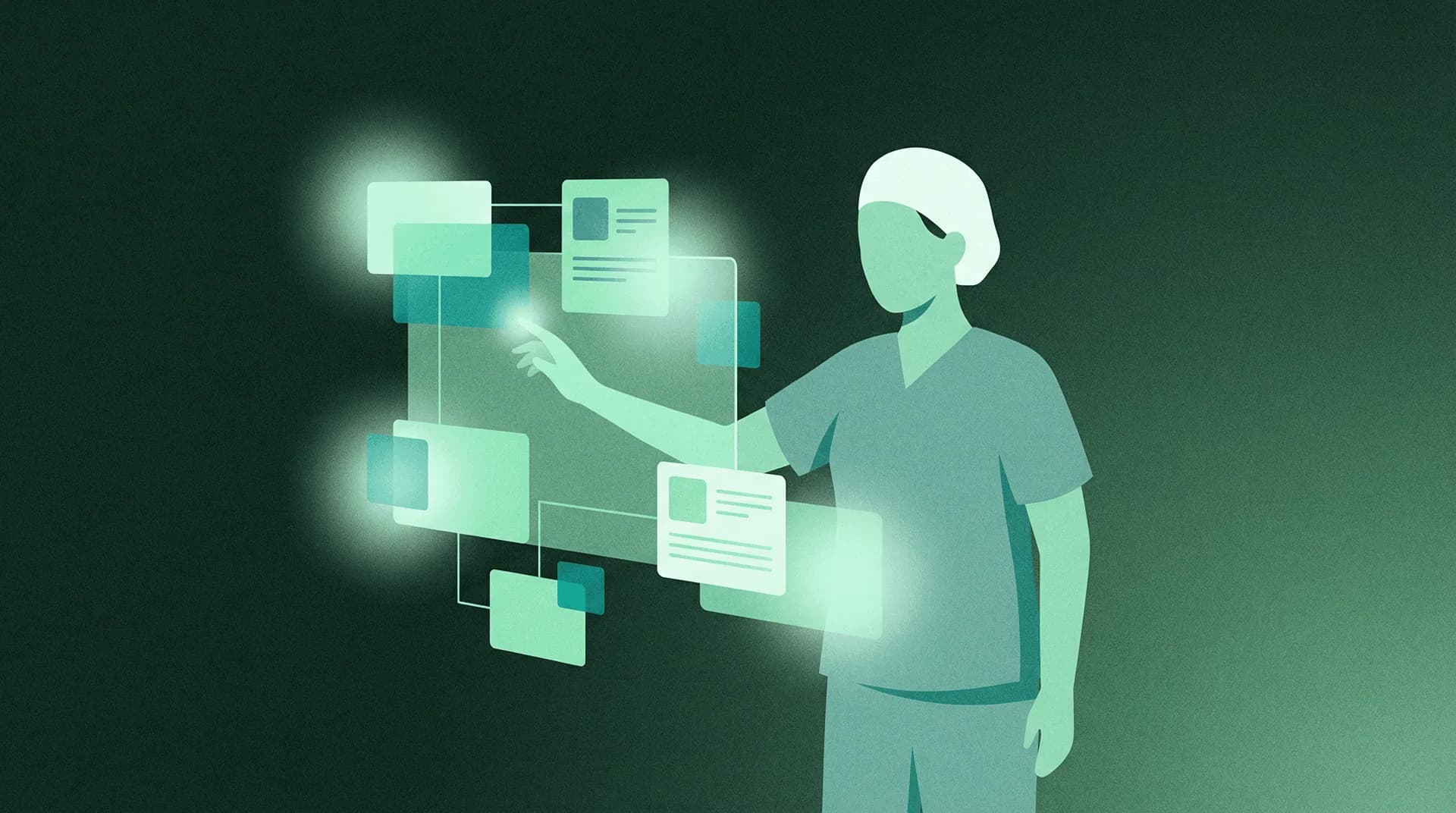 Healthcare referral tracking dashboard showing visible but incomplete referral data with gaps in follow-through