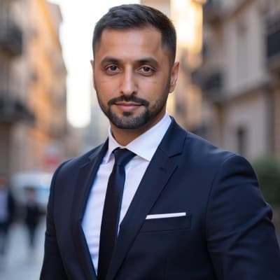 Portrait of Sami Malik, Founder and CEO of Linear Health