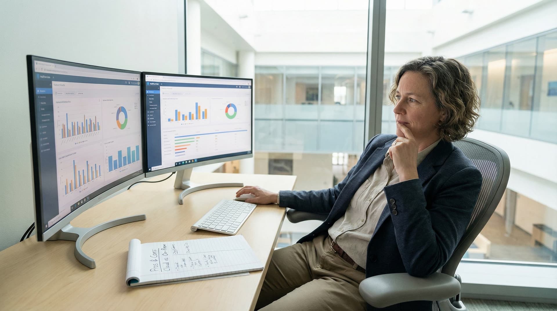 Comparative analysis of healthcare referral management approaches showing integrated, specialized, AI-driven, hybrid, and interoperable software categories