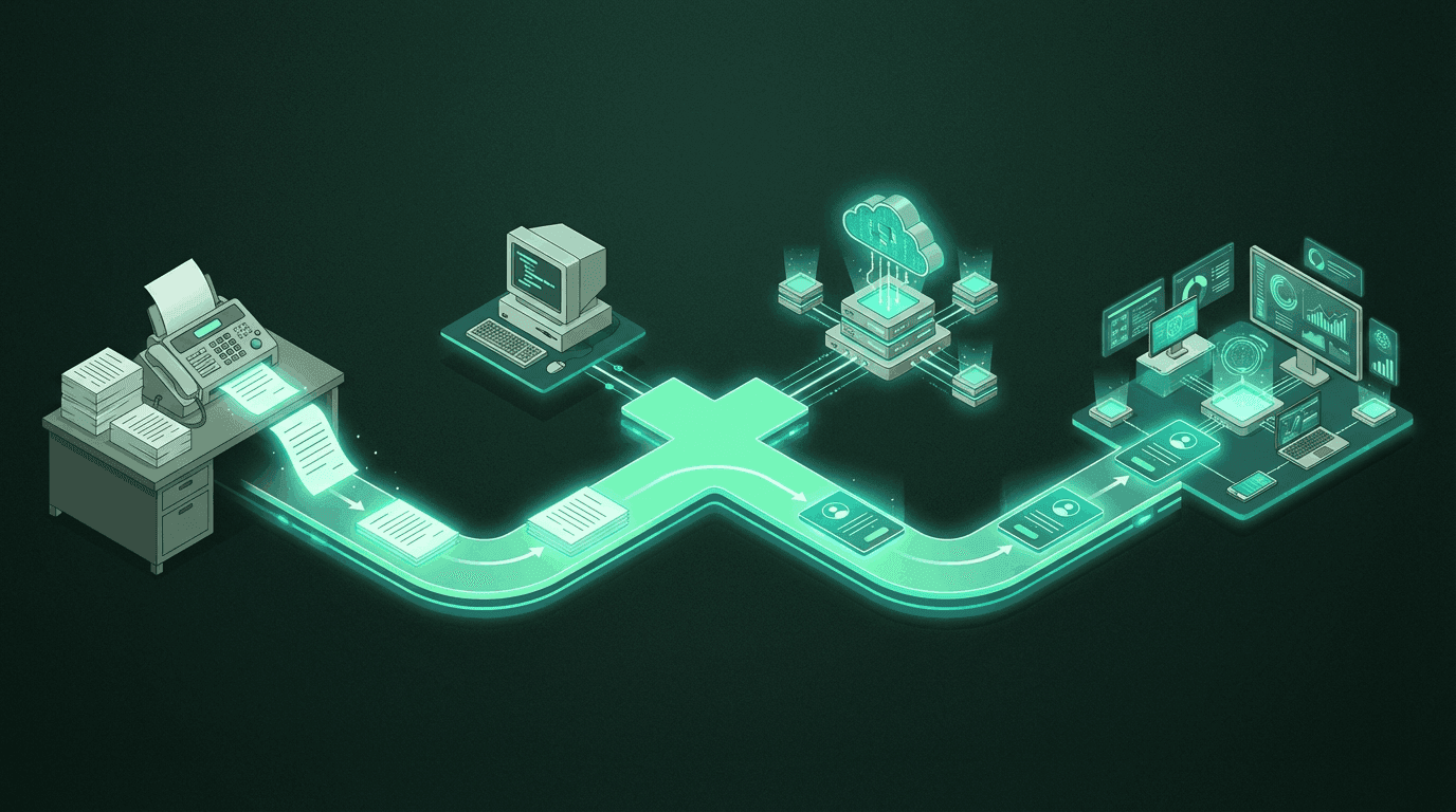 Electronic Referral Management Systems: From Fax to AI Electronic referral management systems evolution from fax to AI