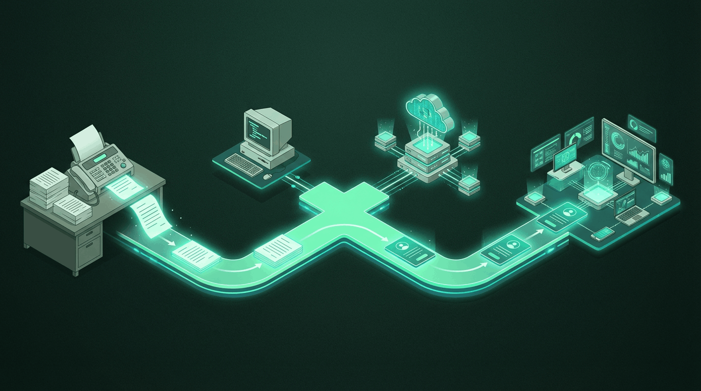 Electronic referral management systems evolution from fax to AI