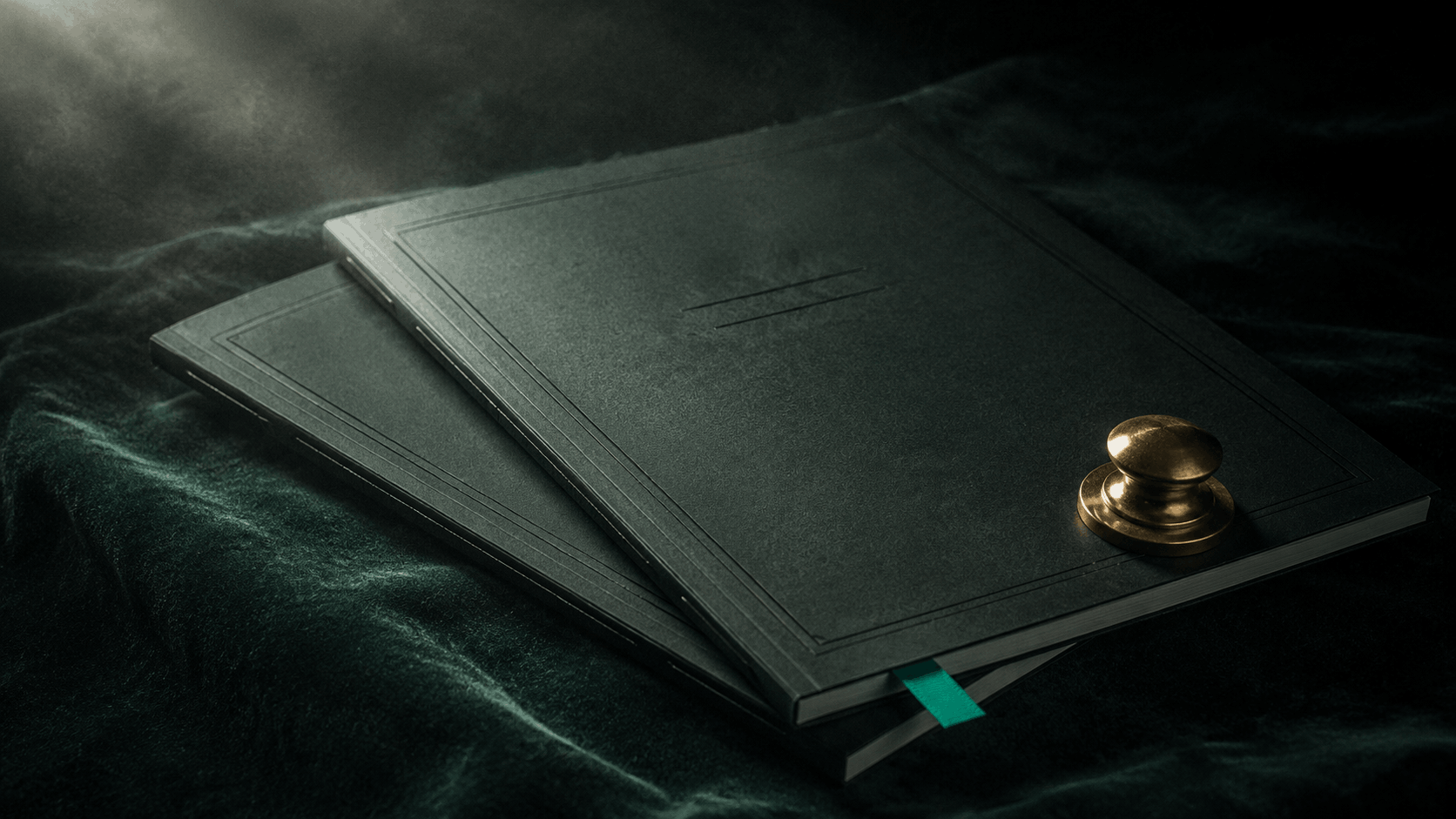 Two bound HHS Office of Inspector General report folios with an official embossing seal, representing the 2026 Medicare Advantage prior authorization findings